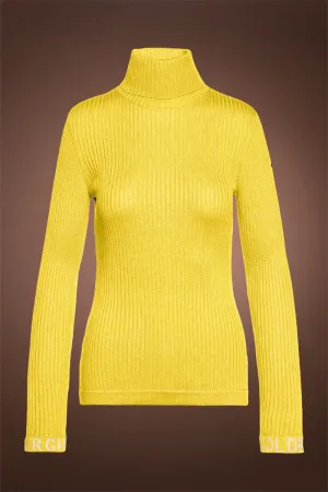 Mira Turtleneck Ski Sweater - Sunshine