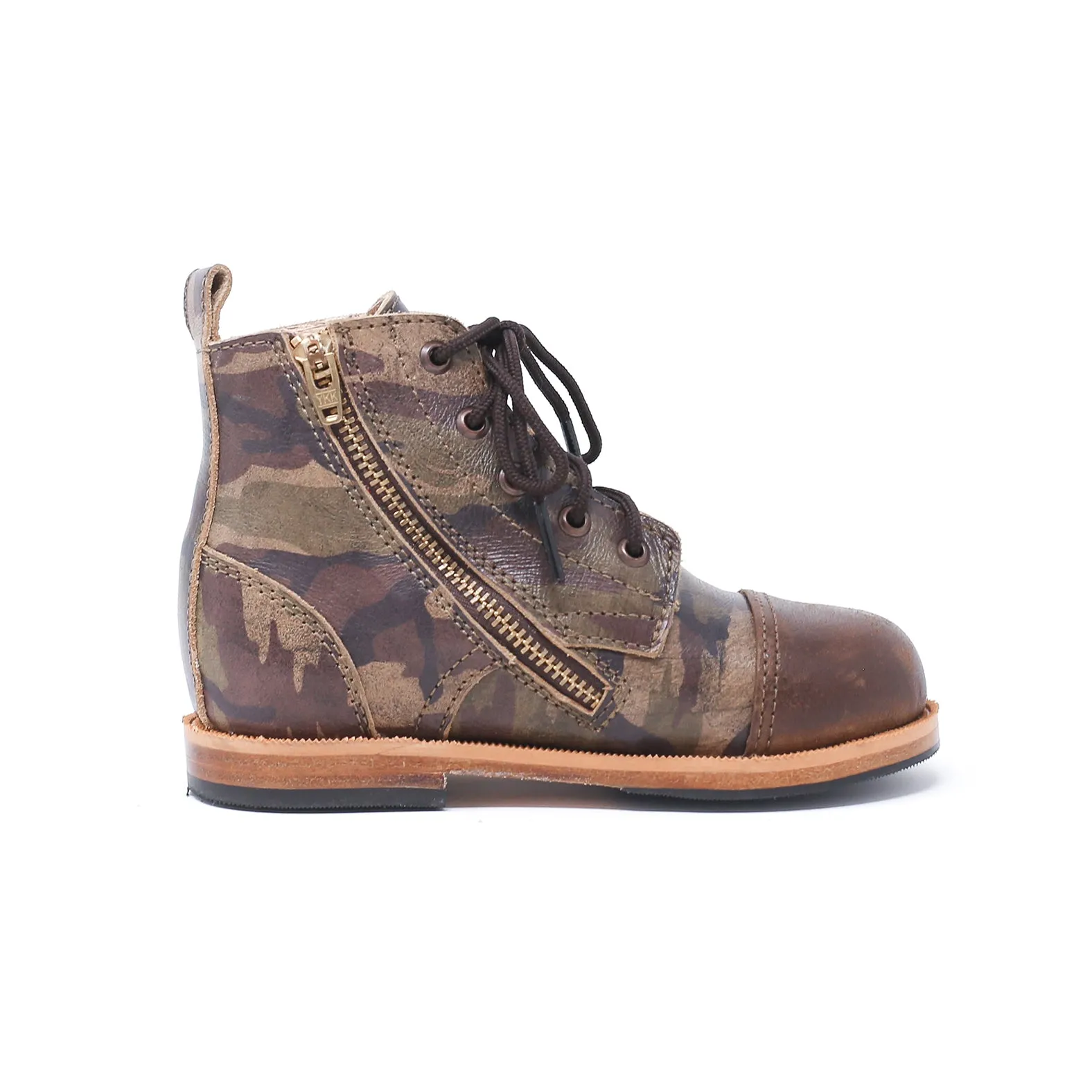 MK2016 - Heirloom Luxe Boots Camo Cafe [Children Leather Boots]