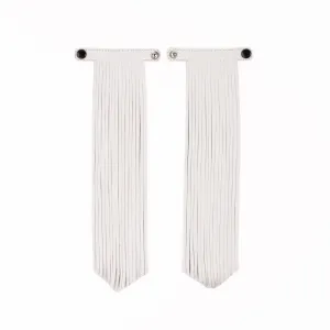 MK22931 - Etta Leather Tassels Set - White [Leather Accessory]