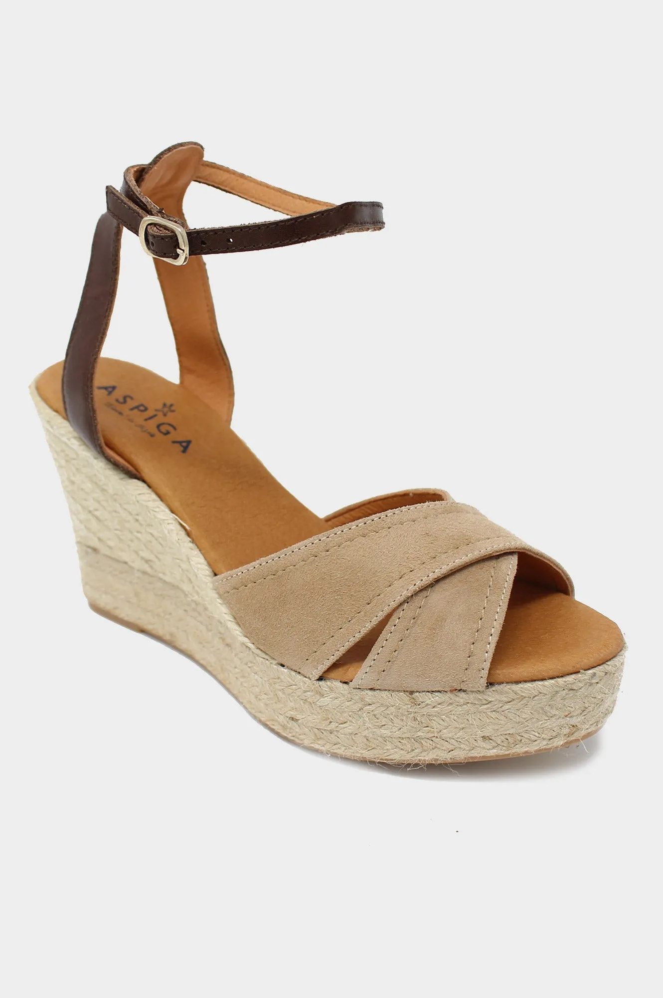 Nadia Platform Wedge | Camel