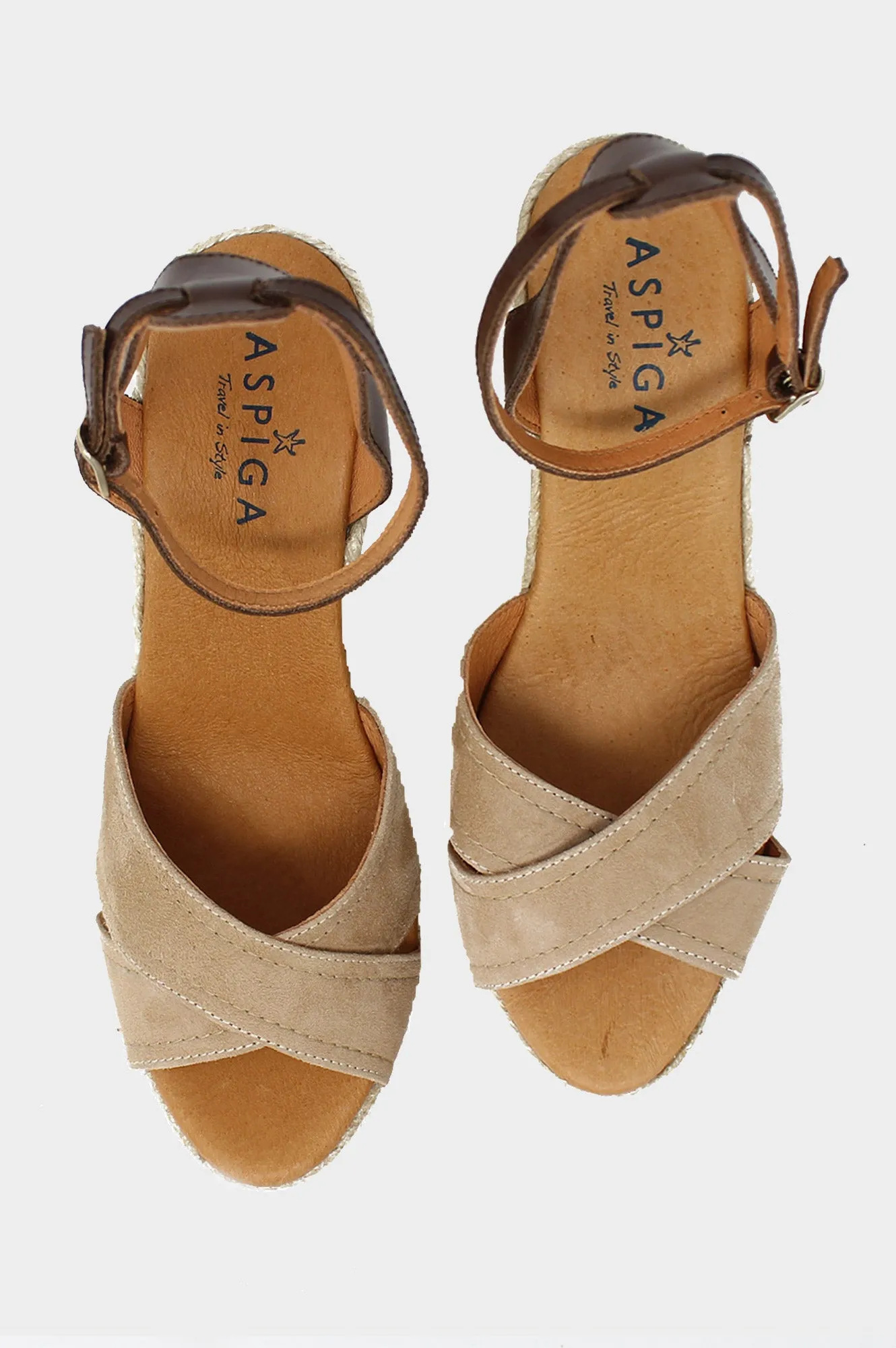 Nadia Platform Wedge | Camel