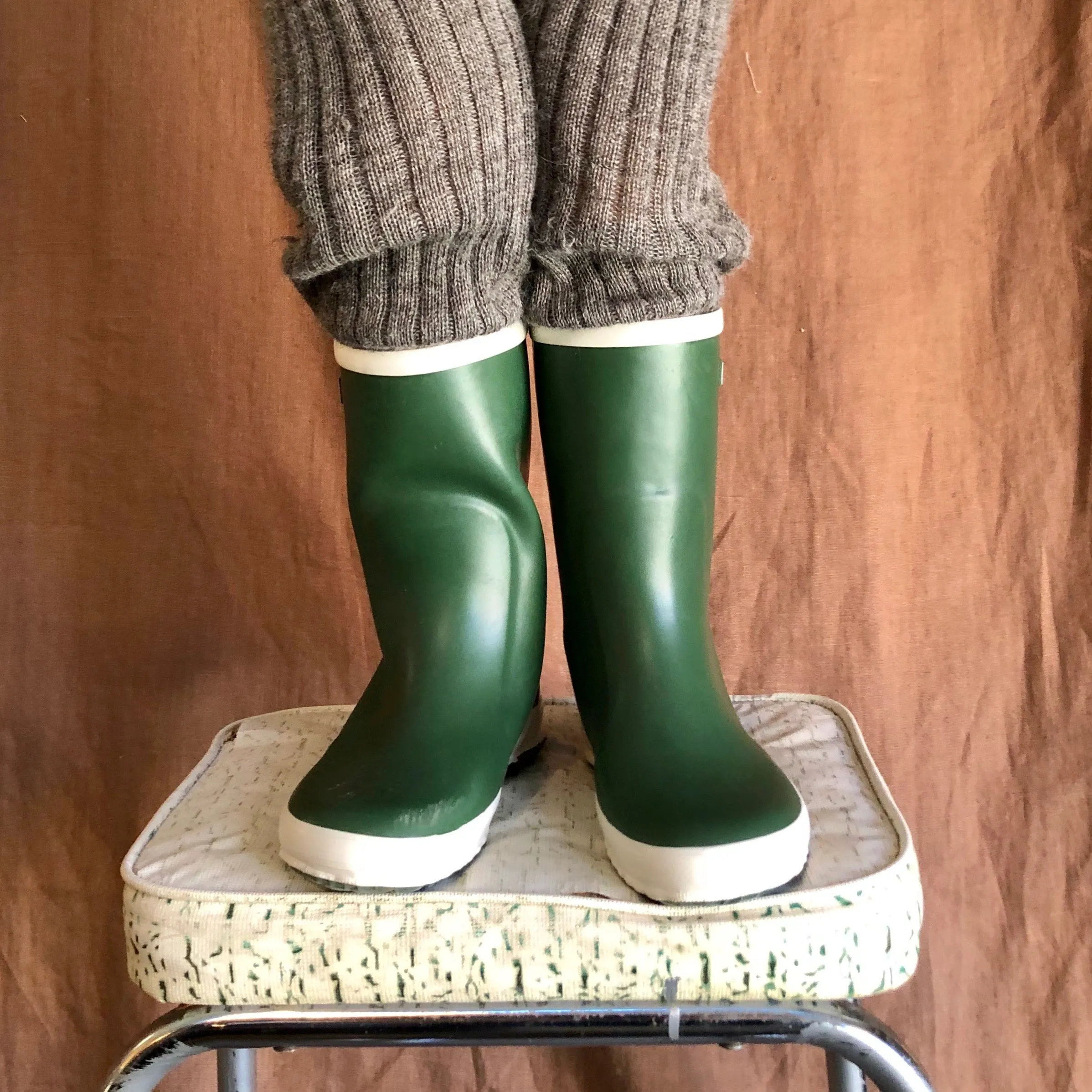 Natural Rubber Gumboots - Forest Green (21 only) *Last ones for now