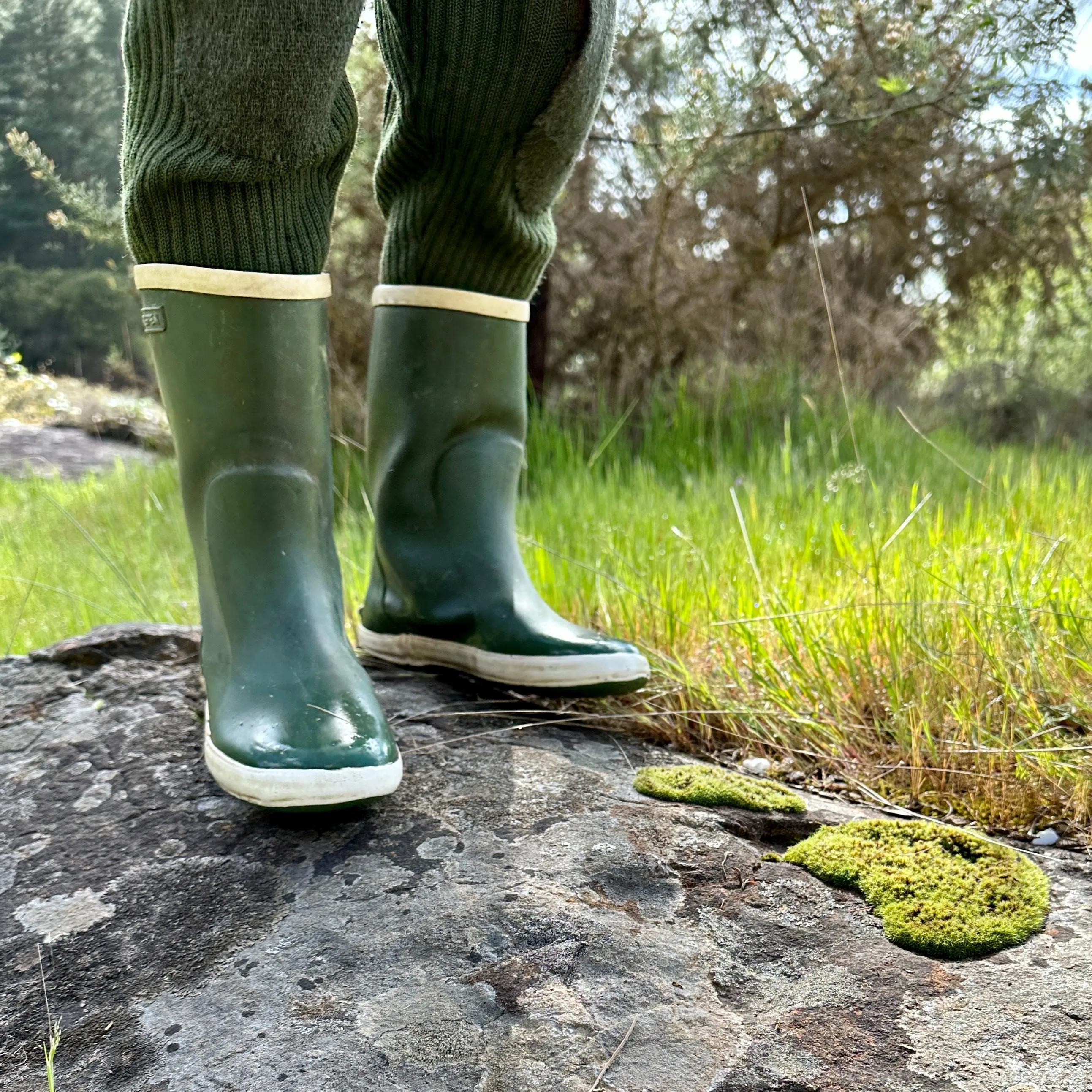 Natural Rubber Gumboots - Forest Green (21 only) *Last ones for now