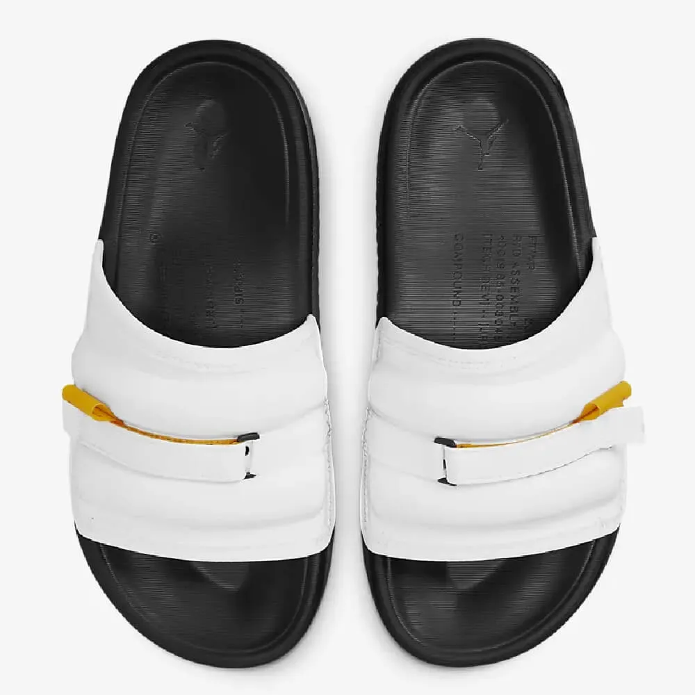 Nike Air Jordan Super Play Slides, Black/White/Orange