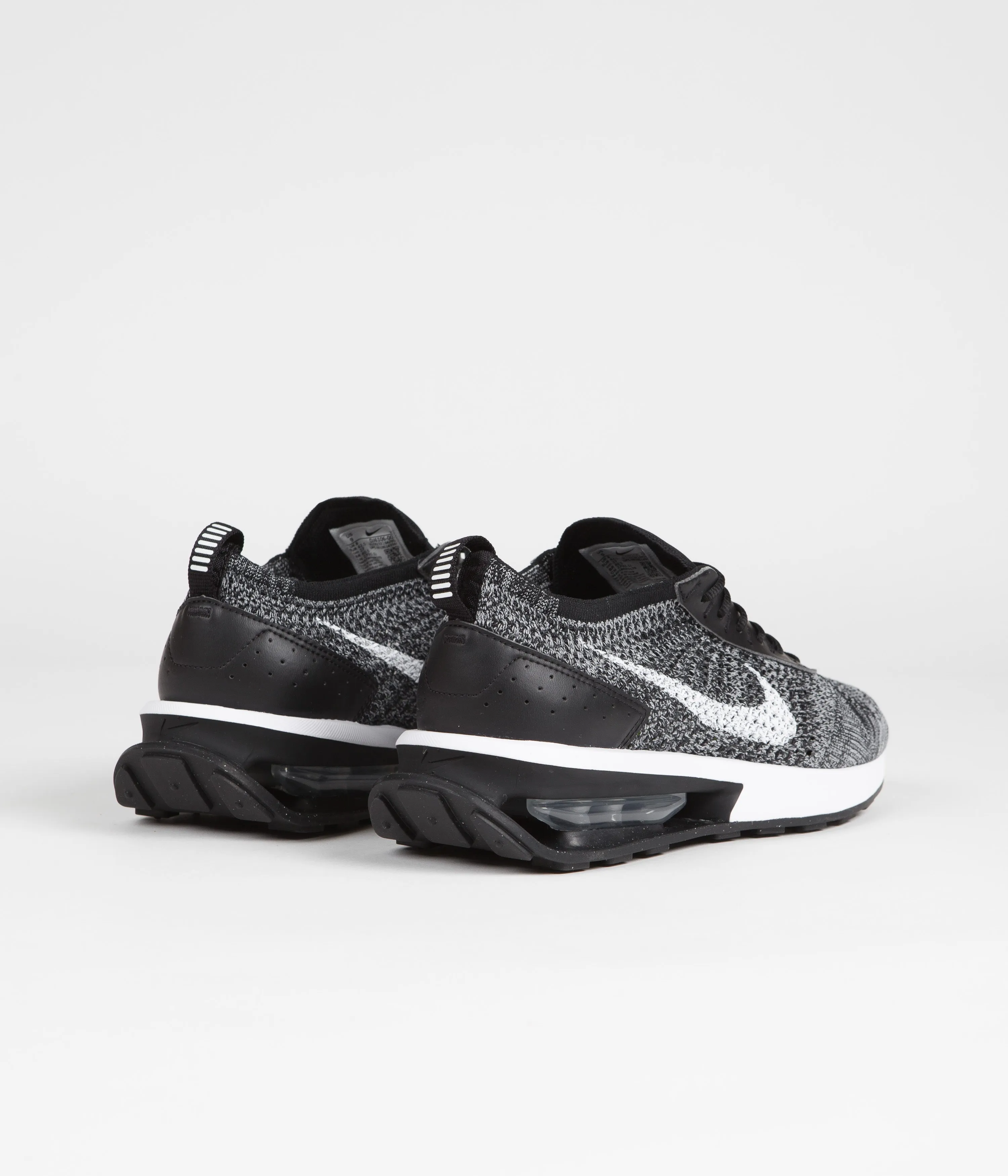 Nike Air Max Flyknit Racer Shoes - Black / White