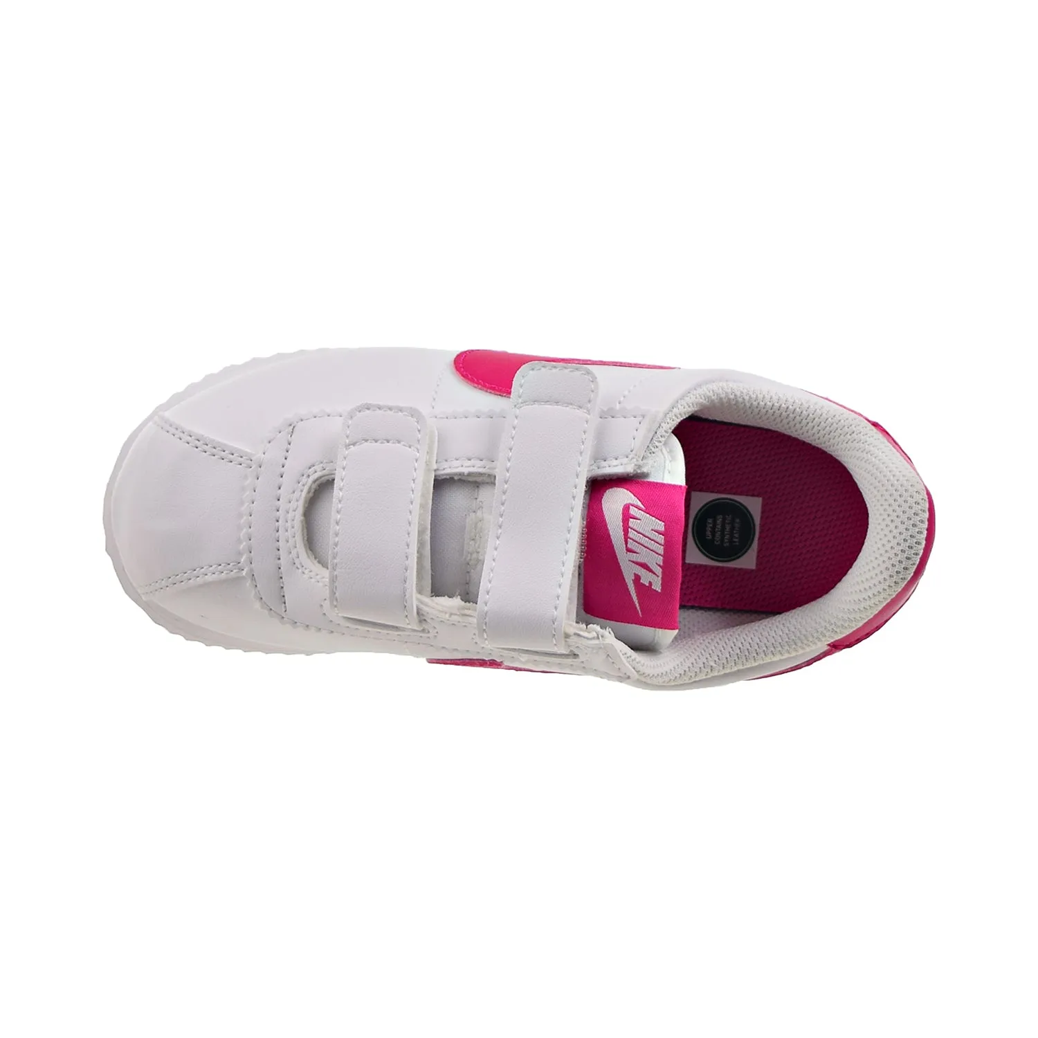 Nike Cortez Basic SL (PS) Little Kids' Shoes White-Pink Prime