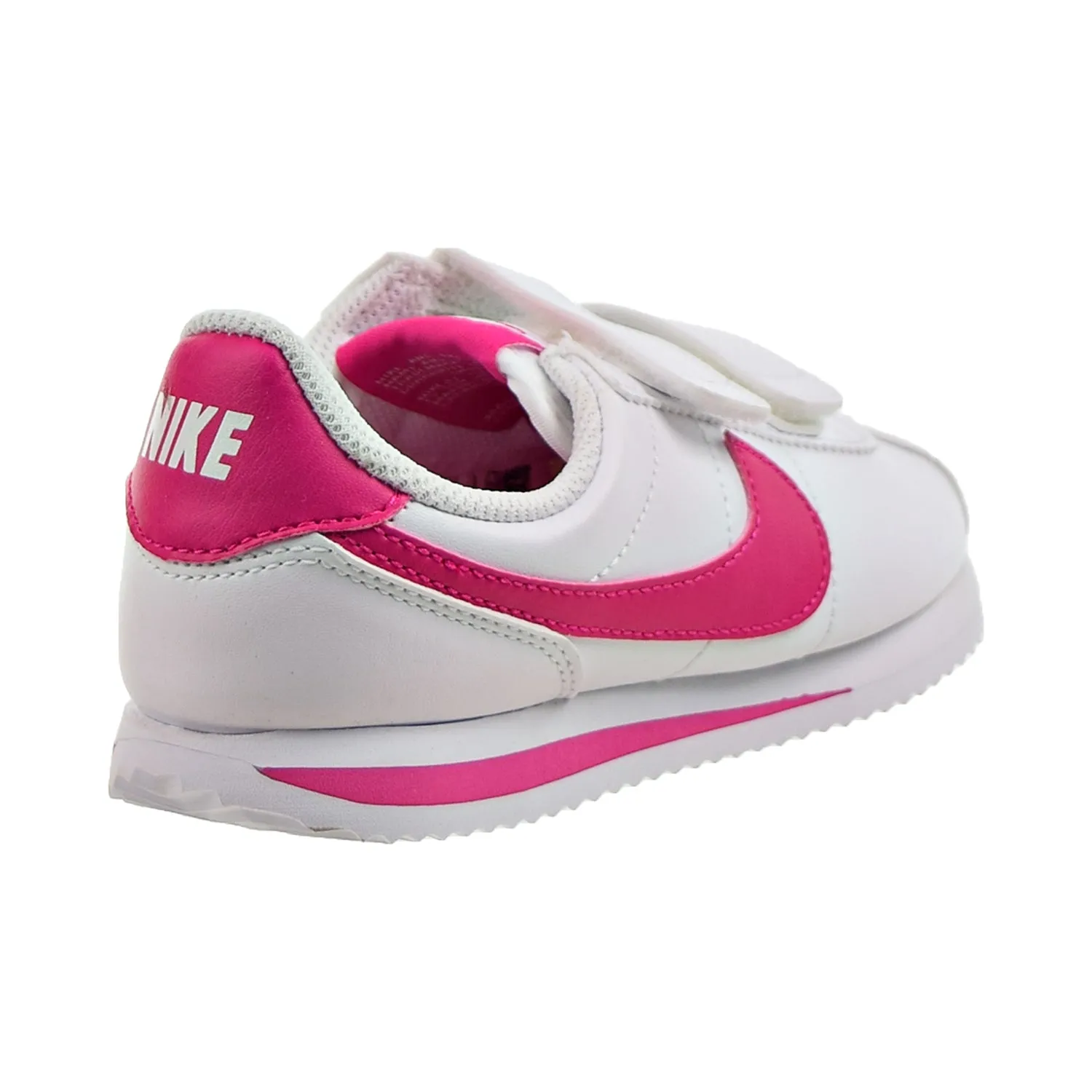 Nike Cortez Basic SL (PS) Little Kids' Shoes White-Pink Prime