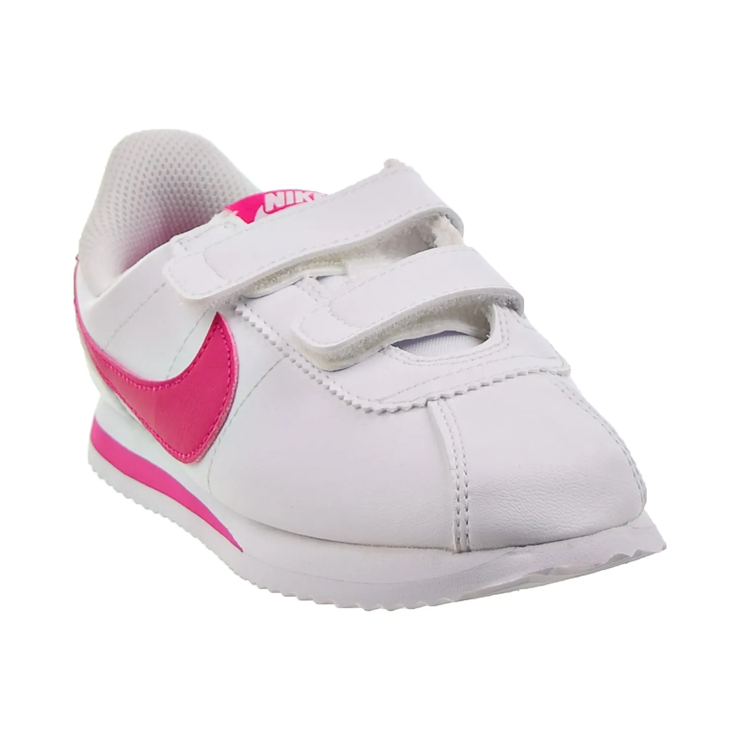 Nike Cortez Basic SL (PS) Little Kids' Shoes White-Pink Prime