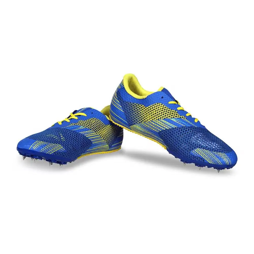 NIVIA TF-400 Track and Field Spikes Running Athletic Shoes (Blue)