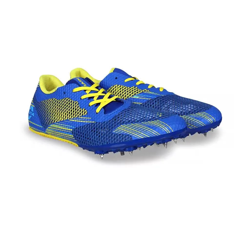 NIVIA TF-400 Track and Field Spikes Running Athletic Shoes (Blue)