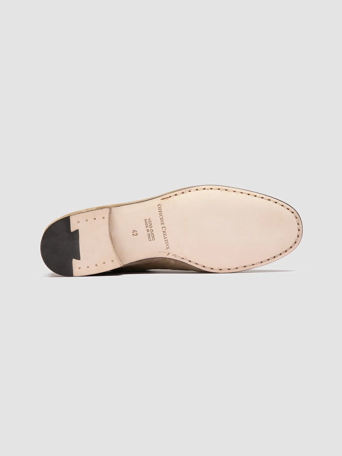 OLIVER 003 - Taupe Suede Tassel Loafers