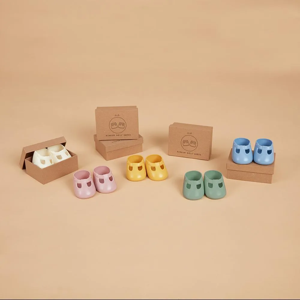 Olli Ella Dinkum Doll - Shoes | Corn Yellow