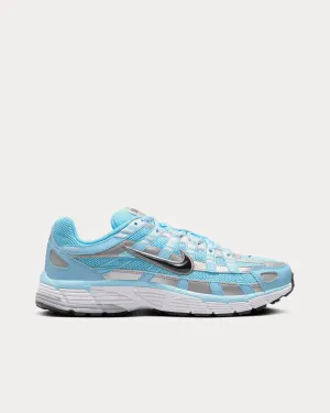P-6000 Aquarius Blue / Metallic Silver / White / Black Low Top Sneakers