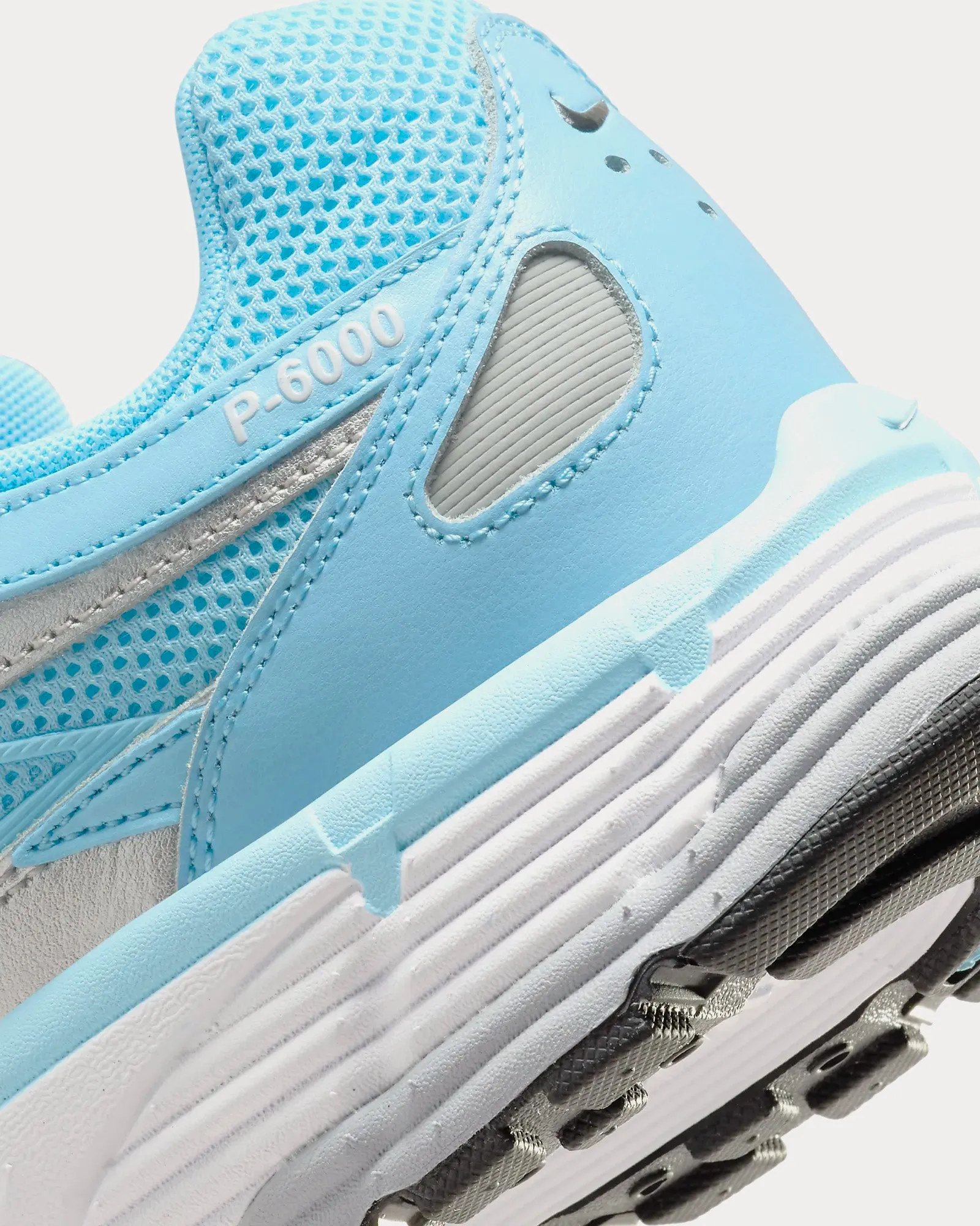 P-6000 Aquarius Blue / Metallic Silver / White / Black Low Top Sneakers