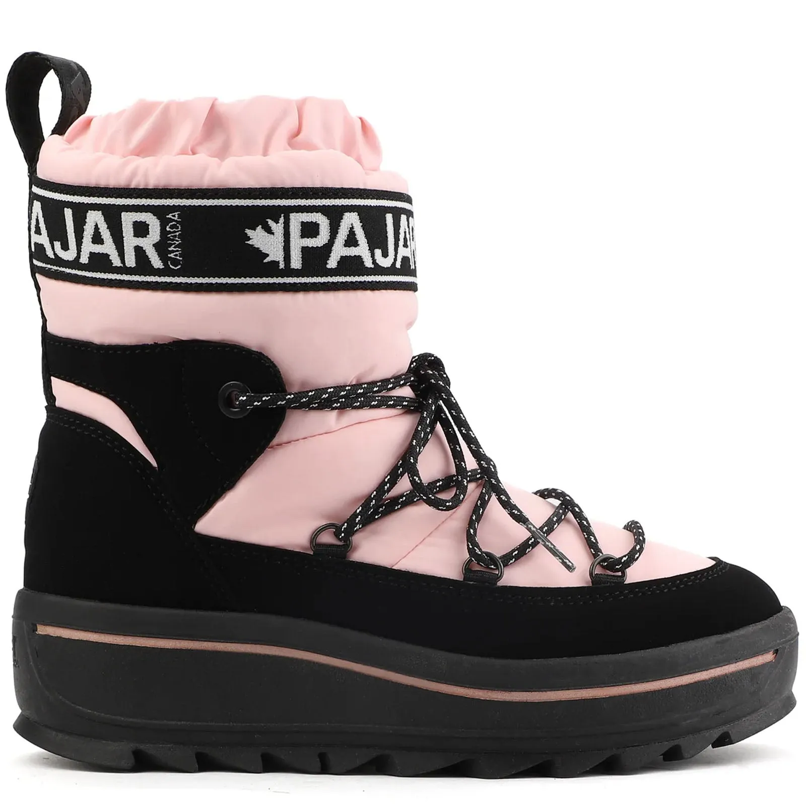 Pajar Womens Galaxy Mid Rise Waterproof Toboggan Snow Boots