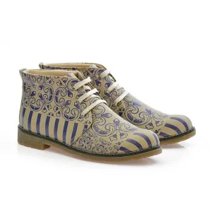 Pattern Ankle Boots PH213