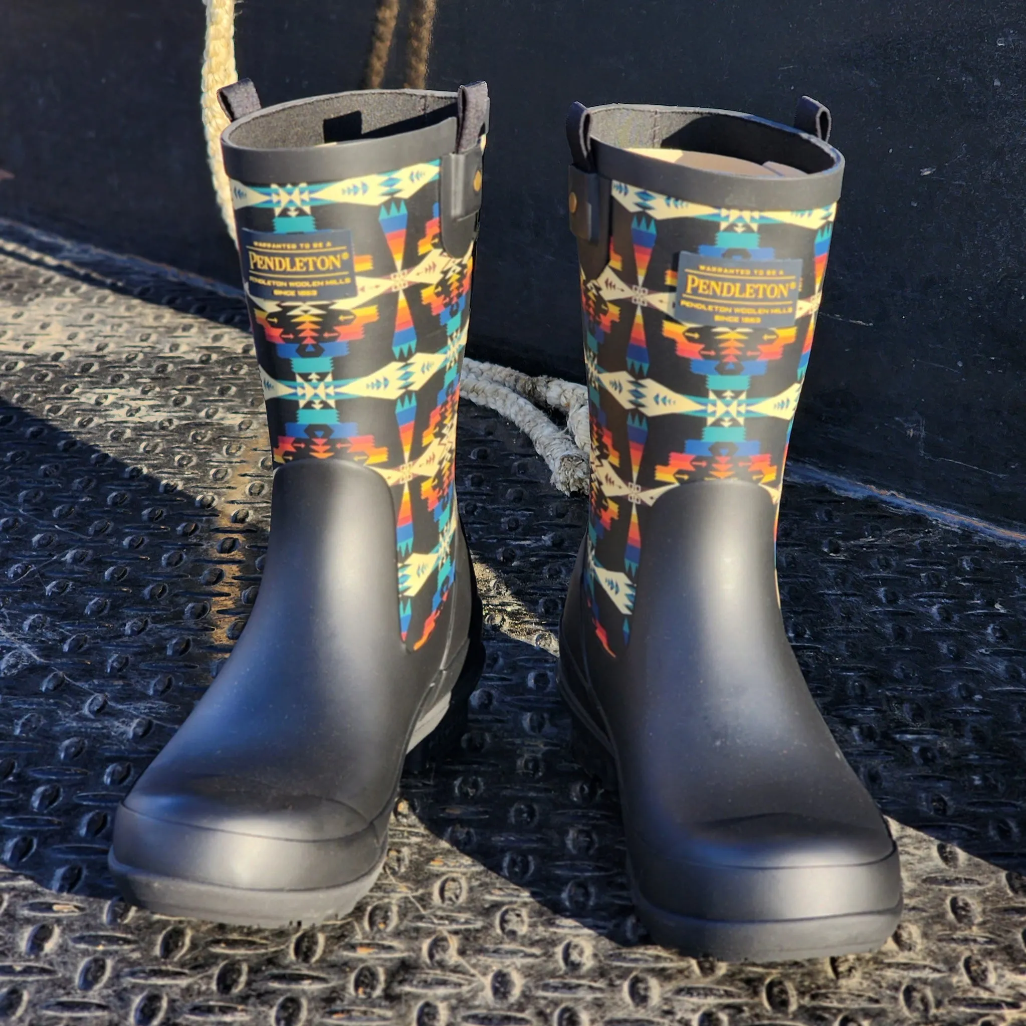 Pendleton Tucson Black Rain Boots