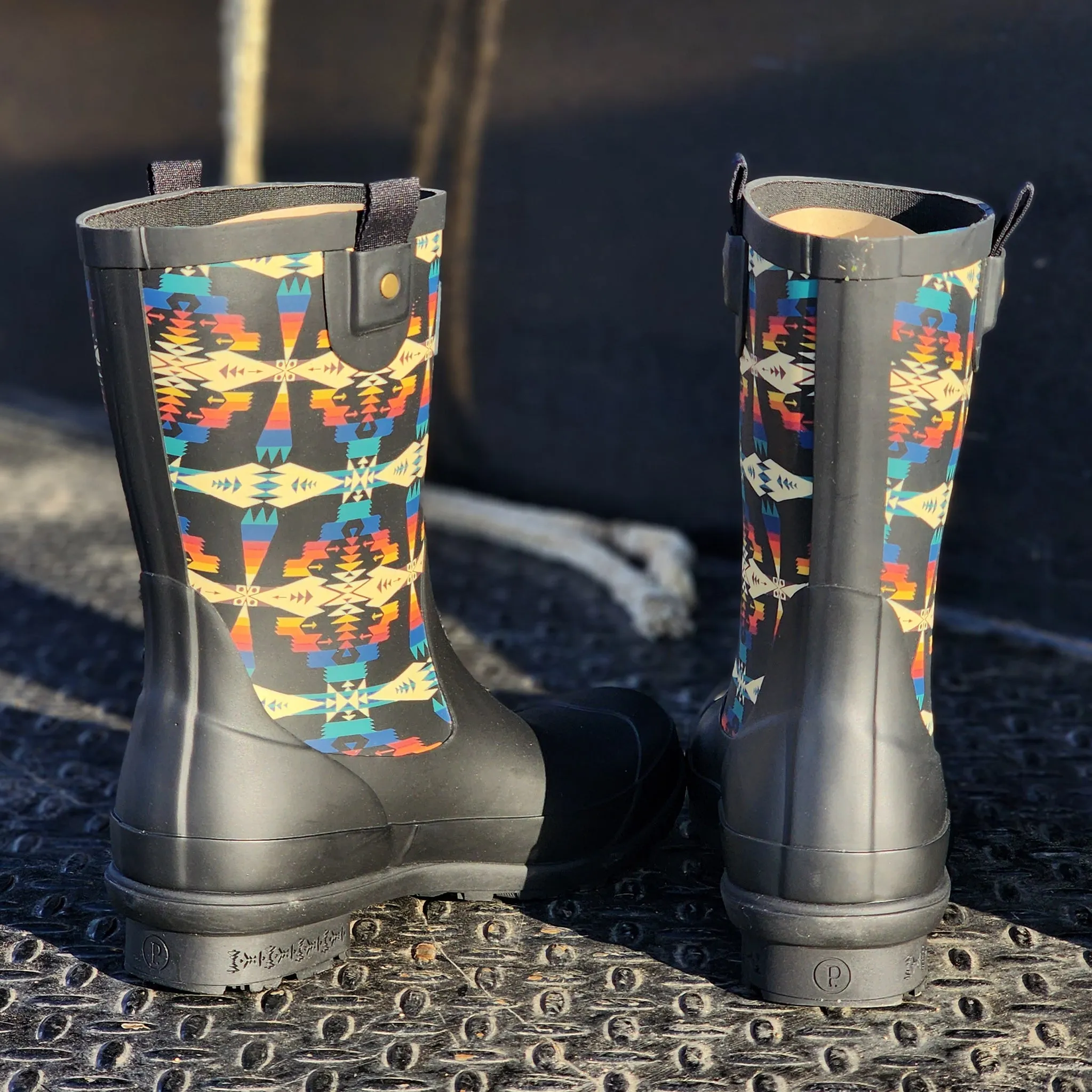 Pendleton Tucson Black Rain Boots