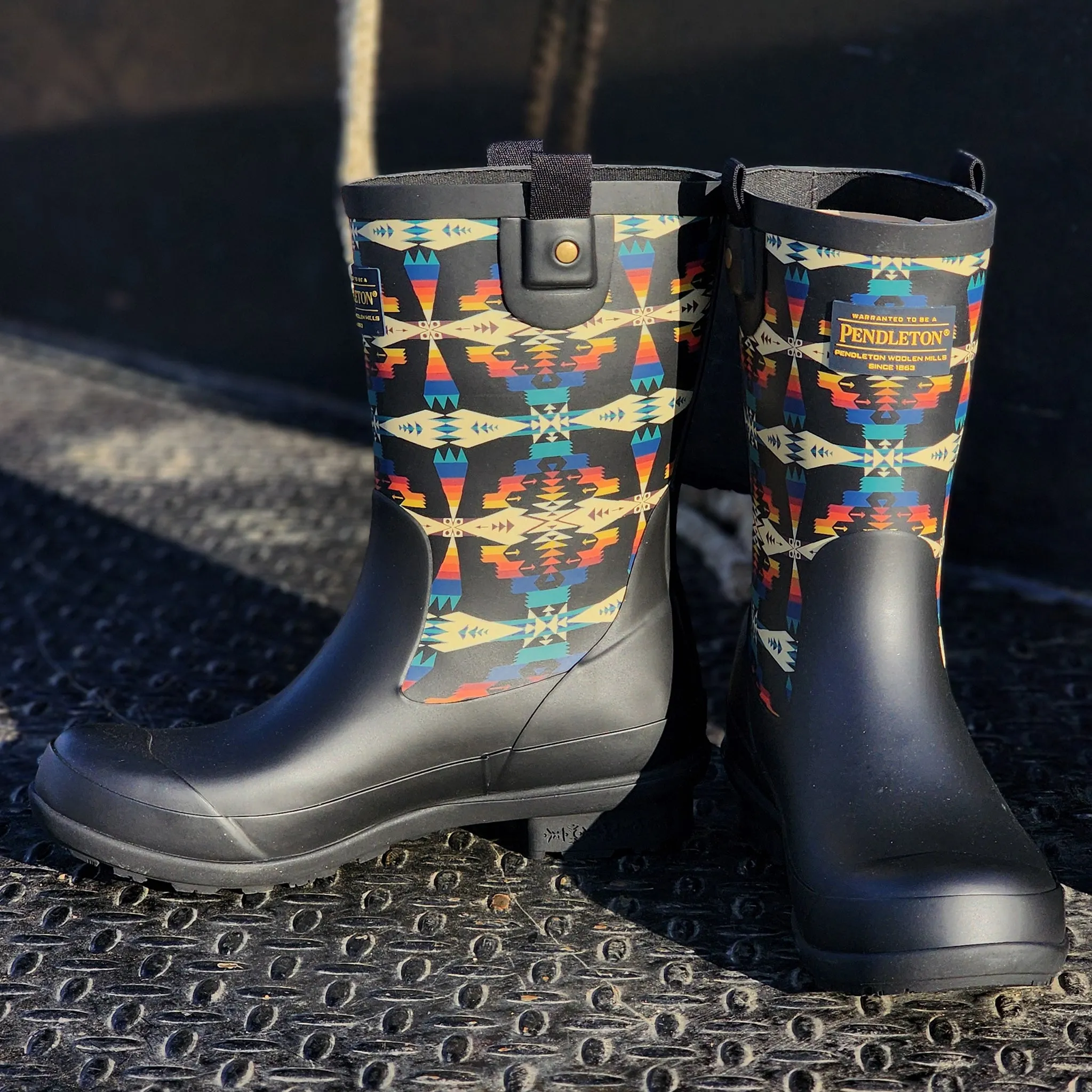 Pendleton Tucson Black Rain Boots