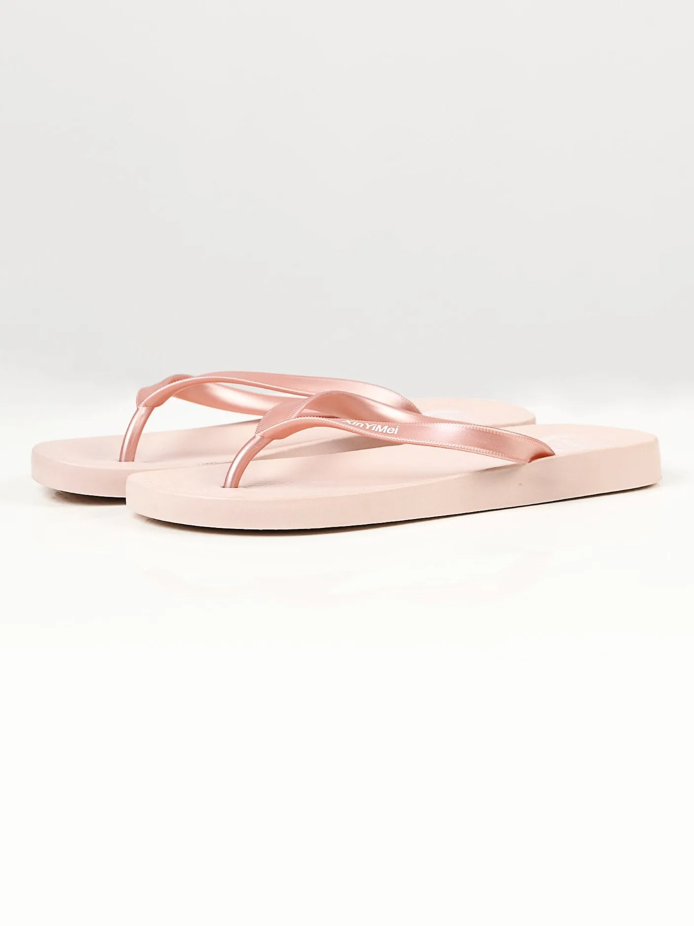 Plain Flip Flops - Light Peach