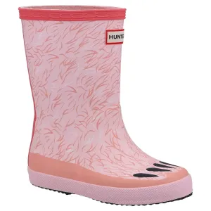 Polar Bear Children's Wellington Boots - Pink by Hunter