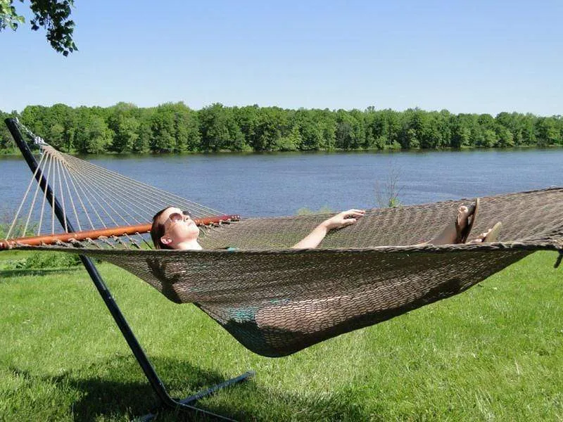 Polyester Rope Hammock - Soft-Woven Deluxe