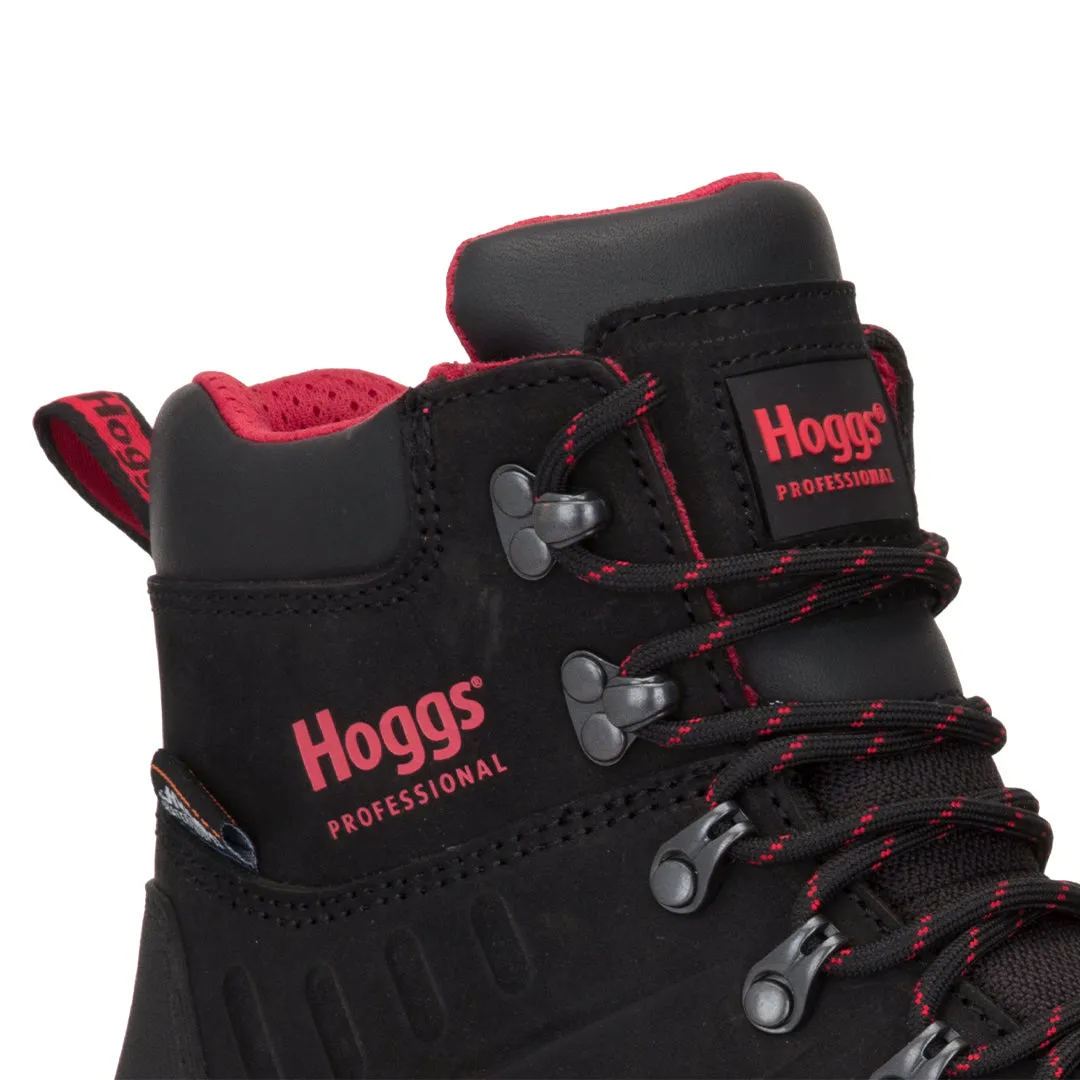 Poseidon S3 Safety Lace-up Boot Black Nubuck by Hoggs of Fife