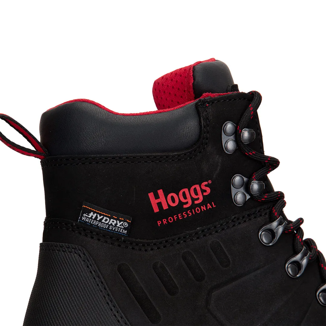 Poseidon S3 Safety Lace-up Boot Black Nubuck by Hoggs of Fife