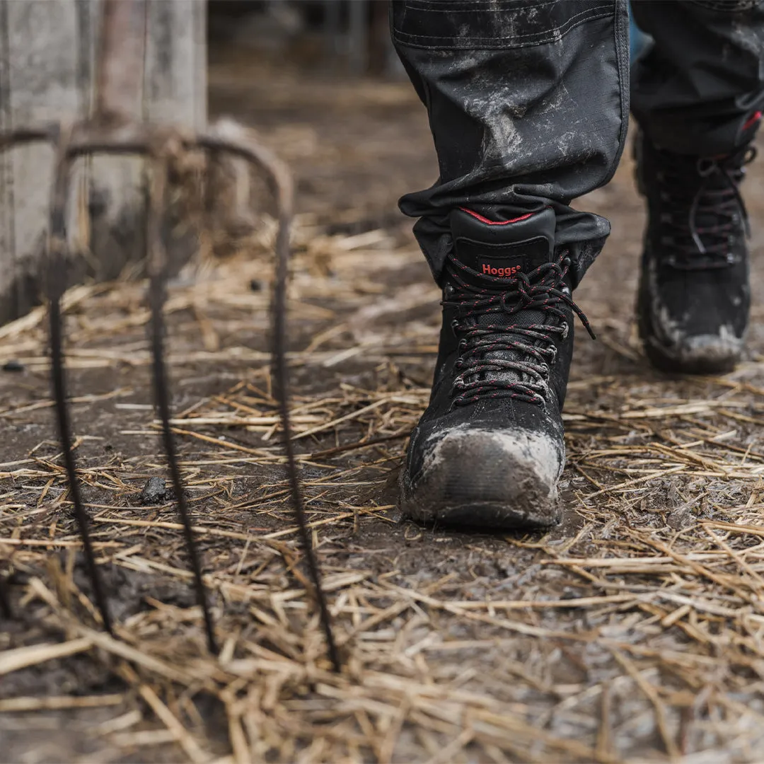 Poseidon S3 Safety Lace-up Boot Black Nubuck by Hoggs of Fife