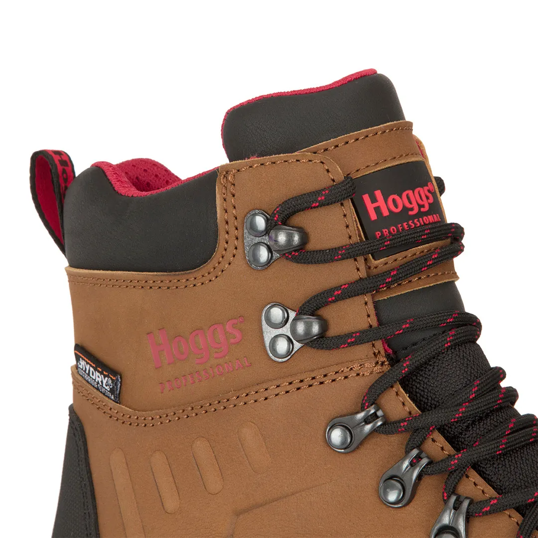 Poseidon S3 Safety Lace-up Boot Tan Nubuck by Hoggs of Fife