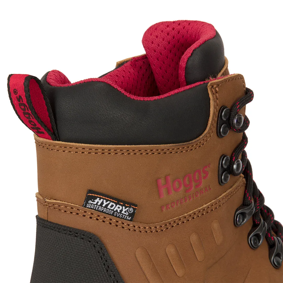 Poseidon S3 Safety Lace-up Boot Tan Nubuck by Hoggs of Fife