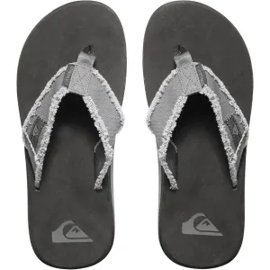 Quiksilver Mens Monkey Abyss Flip Flops - Grey