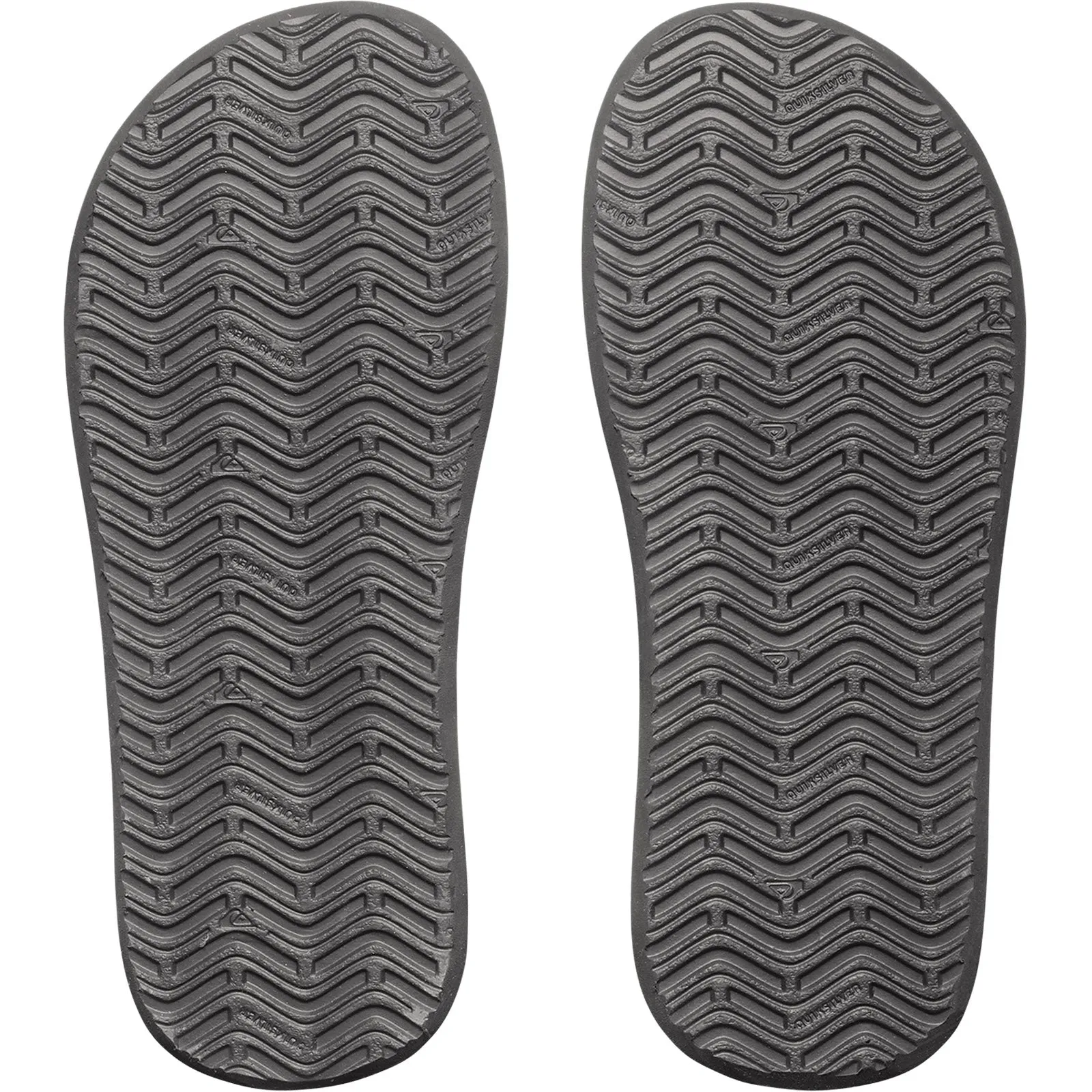 Quiksilver Mens Monkey Abyss Flip Flops - Grey