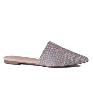 Raena Pointy Toe Flats - Nude