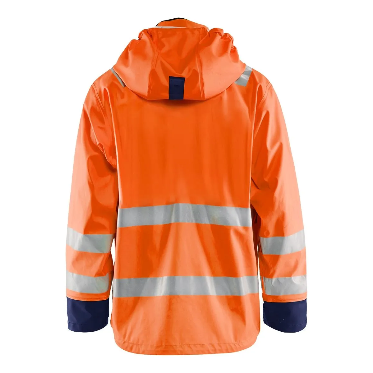 Rain&#x20;Jacket&#x20;High&#x20;Vis&#x20;Level&#x20;3&#x20;4327&#x20;High&#x20;Vis&#x20;Geel&#x2F;Marine&#x20;-&#x20;Bl&#xE5;kl&#xE4;der