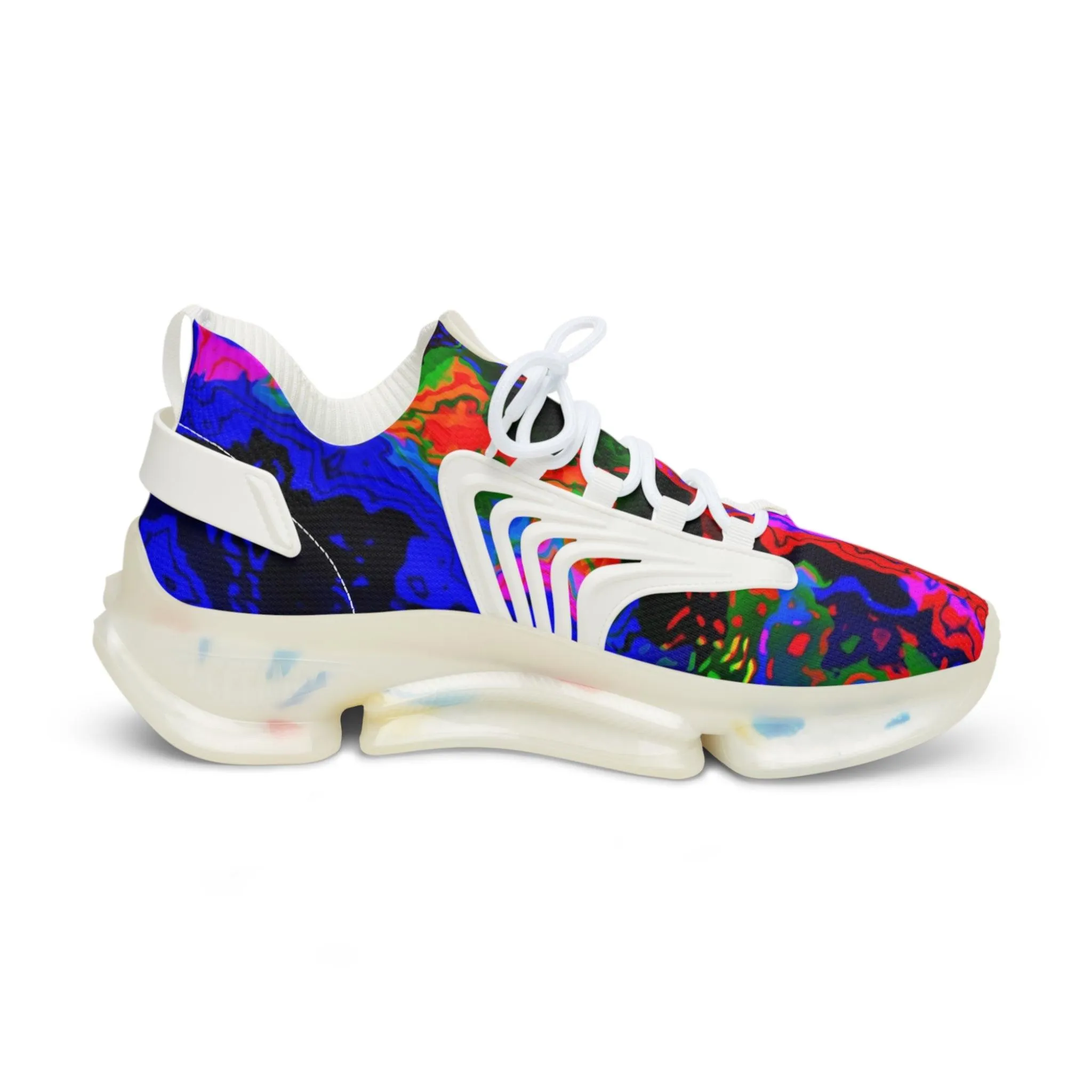 Rainbow in the Darkness Men's Mesh Sneakers