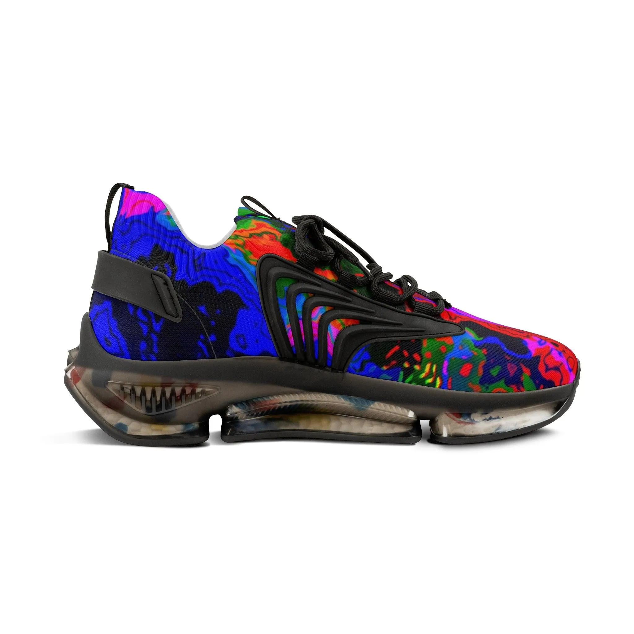 Rainbow in the Darkness Men's Mesh Sneakers