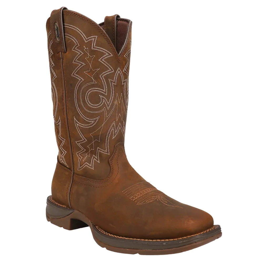 Rebel Square Toe Cowboy Boots