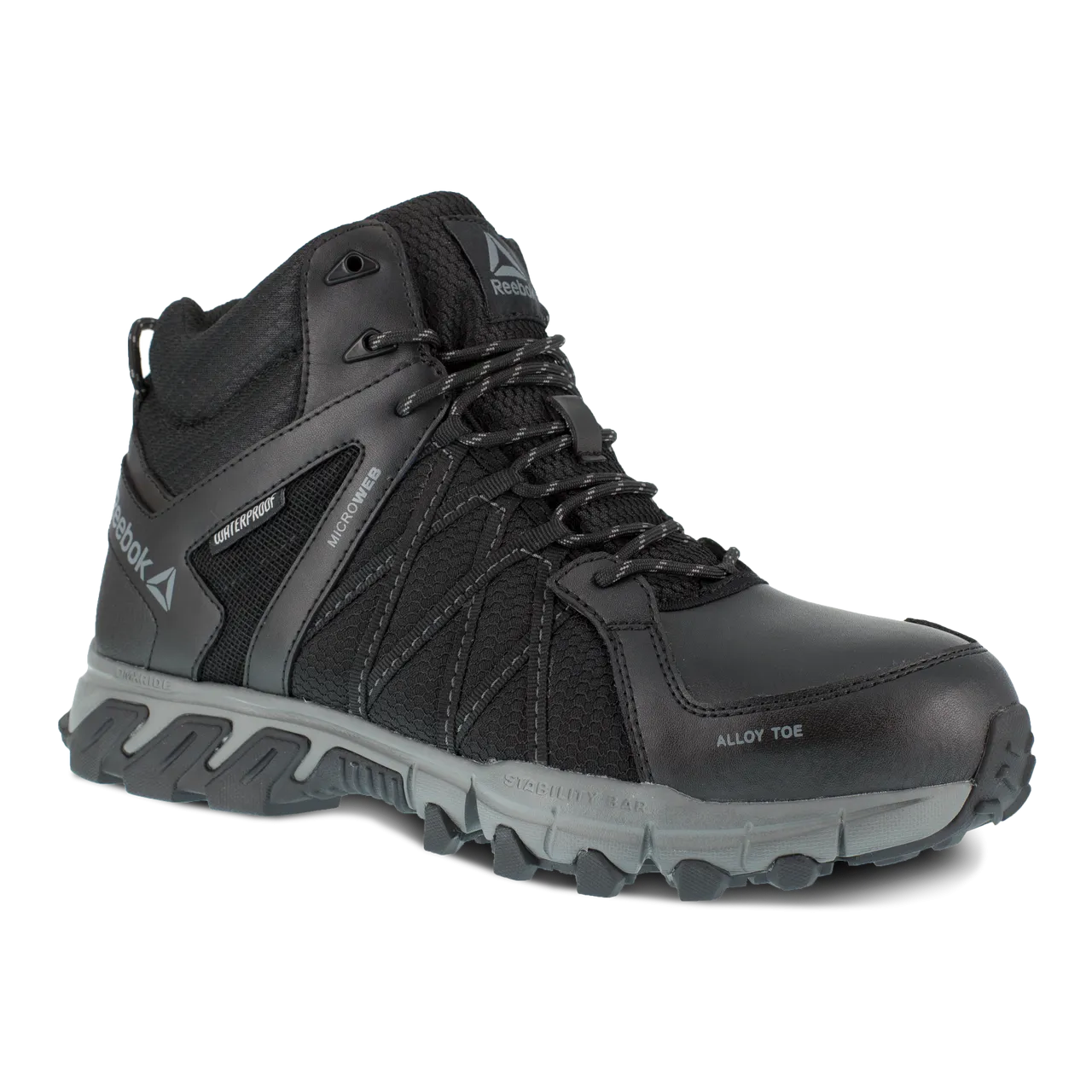 Reebok Work Men's Trailgrip Waterproof EH Alloy Toe Mid Work Boot