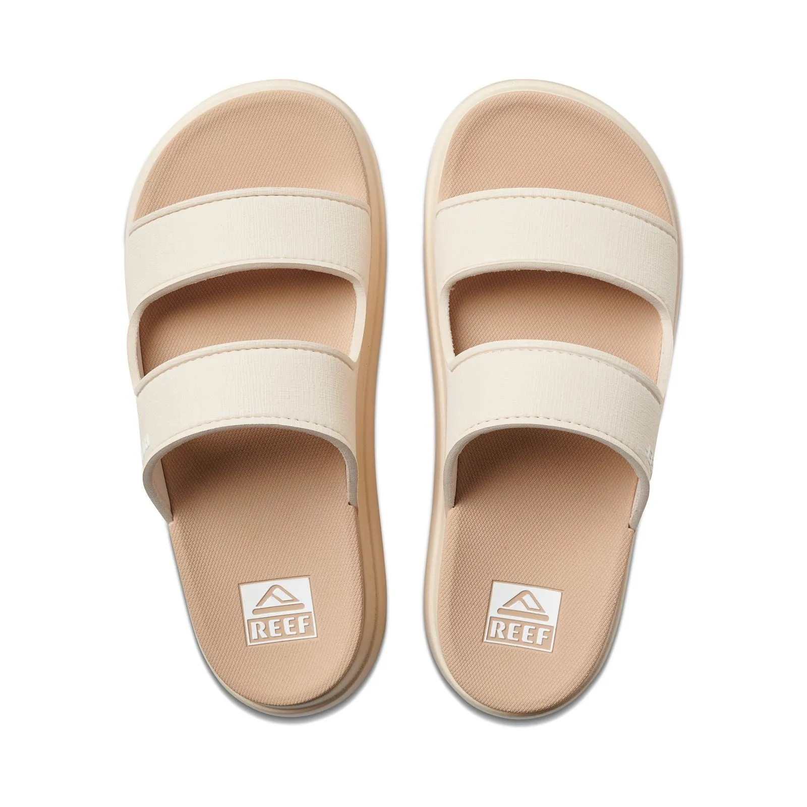 Reef Womens Cushion Bondi 2 Bar Platform Sandals Slides