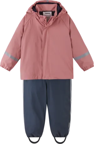 Reima Kids&#x27; Tipotella Rain Outfit Rose Blush | Buy Reima Kids&#x27; Tipotella Rain Outfit Rose Blush here | Outnorth