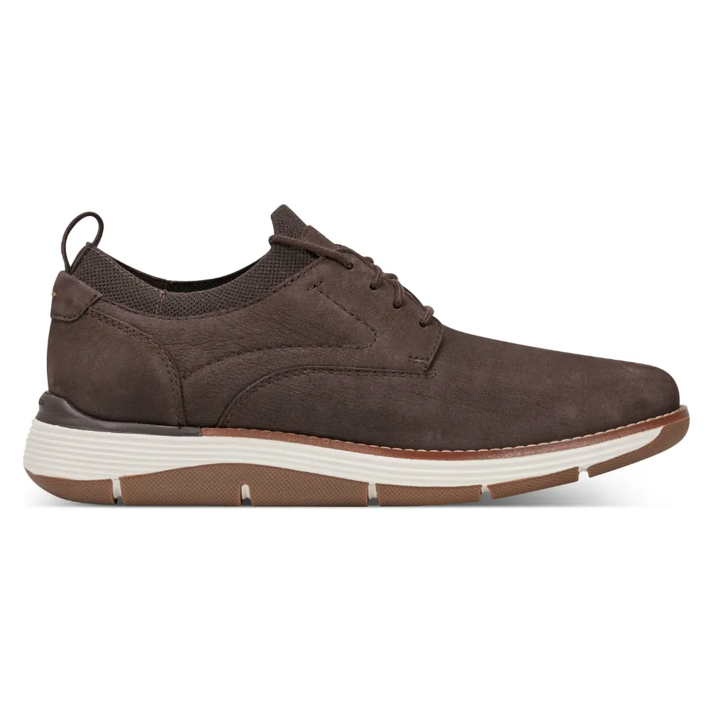 Rockport Lukah Dark Brown Lace-Up Sneakers (Men's)