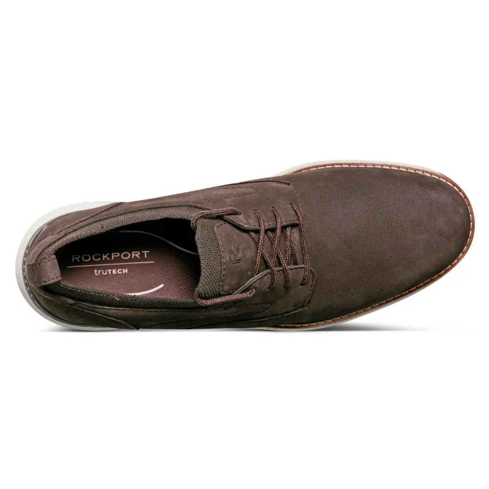 Rockport Lukah Dark Brown Lace-Up Sneakers (Men's)