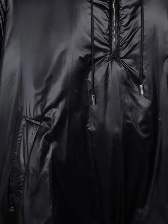 Saint Laurent   Cassandre nylon rain coat 