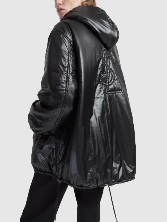 Saint Laurent   Cassandre nylon rain coat 