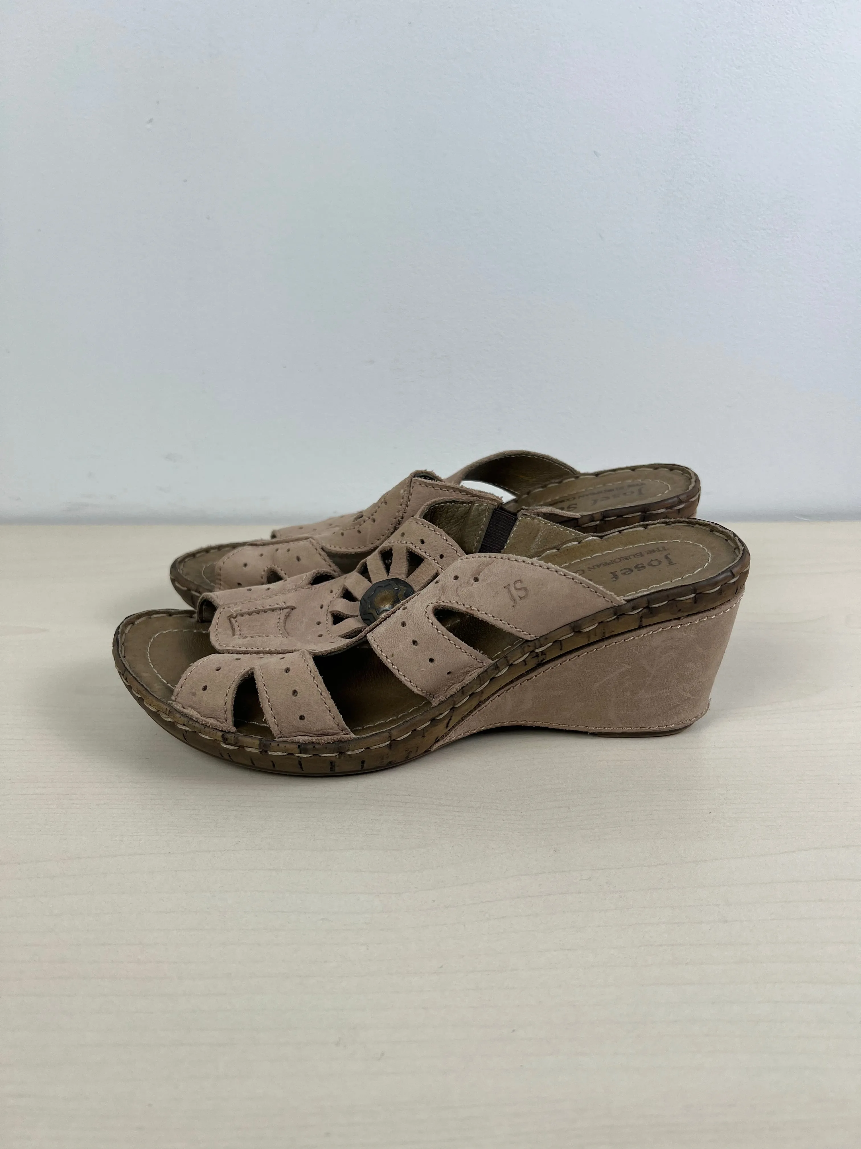 Sandals Heels Wedge By Josef Seibel  Size: 6