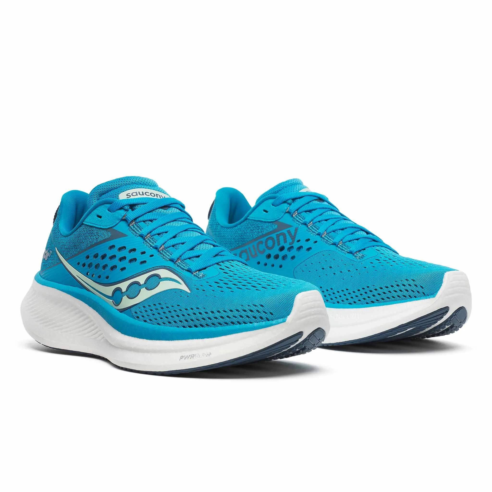 Saucony | Women's Ride 17 Running Shoes - Viziblue/Mirage