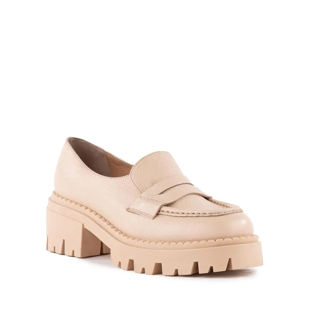 Seychelles Meridian Loafer in Ivory Leather