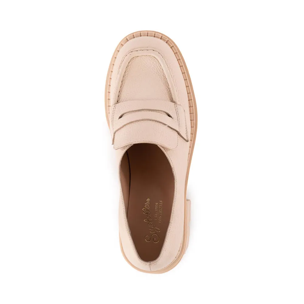 Seychelles Meridian Loafer in Ivory Leather