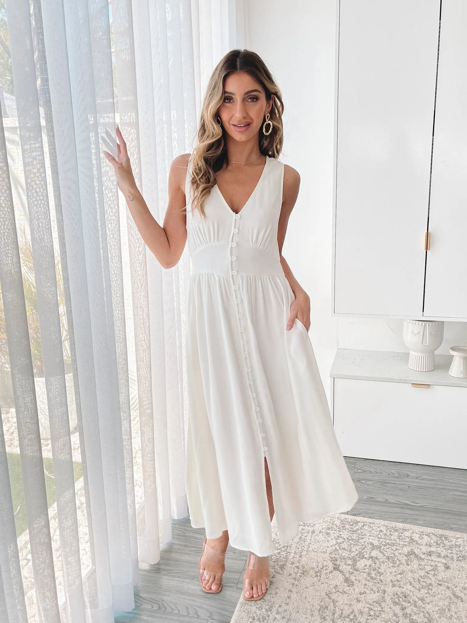 Shawna Dress - White